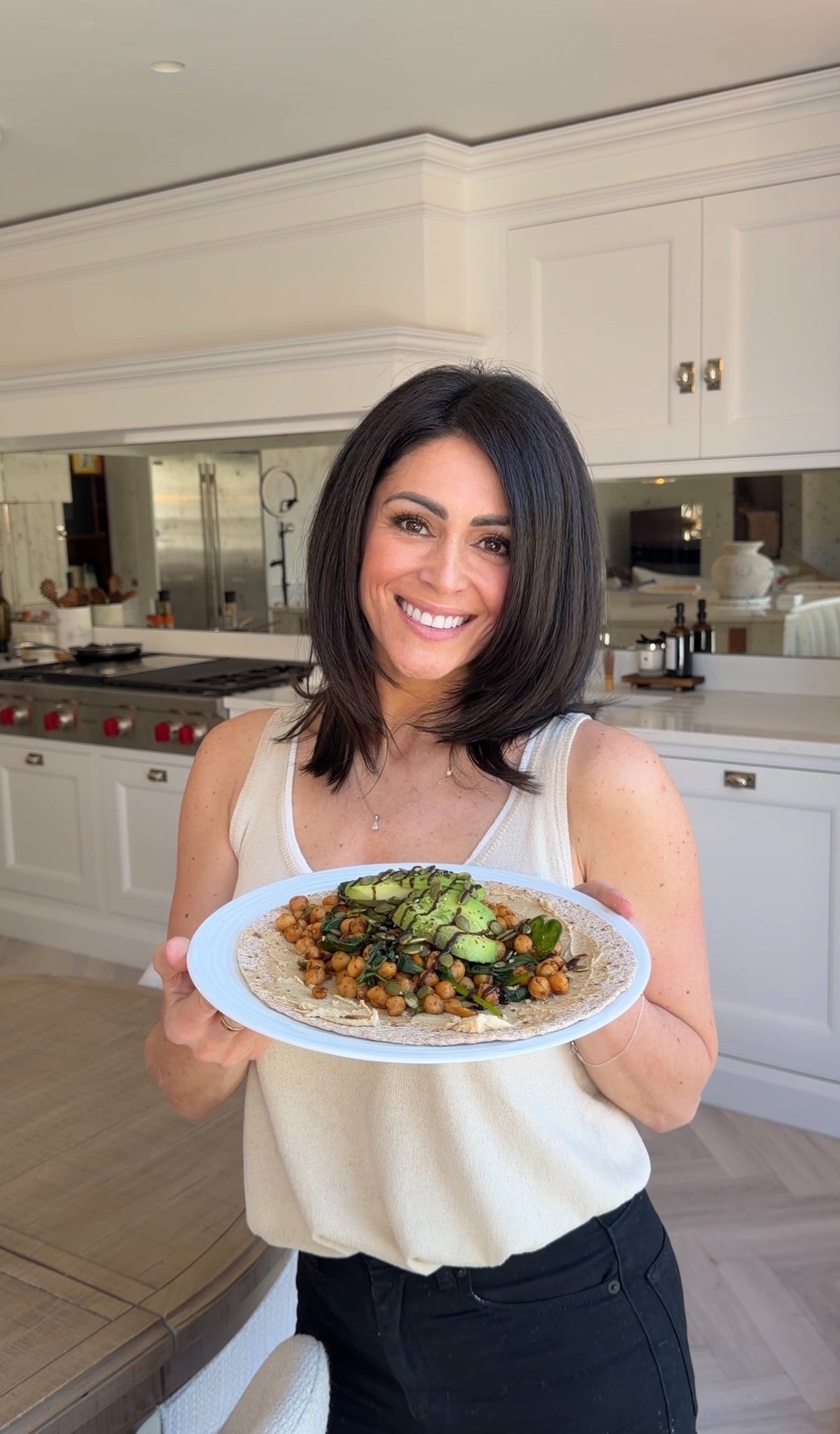 Chickpea & Avocado Luteal Wrap