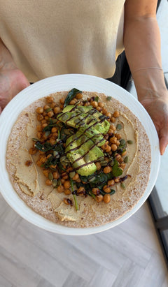Chickpea & Avocado Luteal Wrap